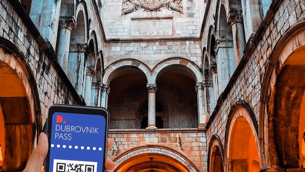 Dubrovnik Pass promotional image highlighting included attractions.