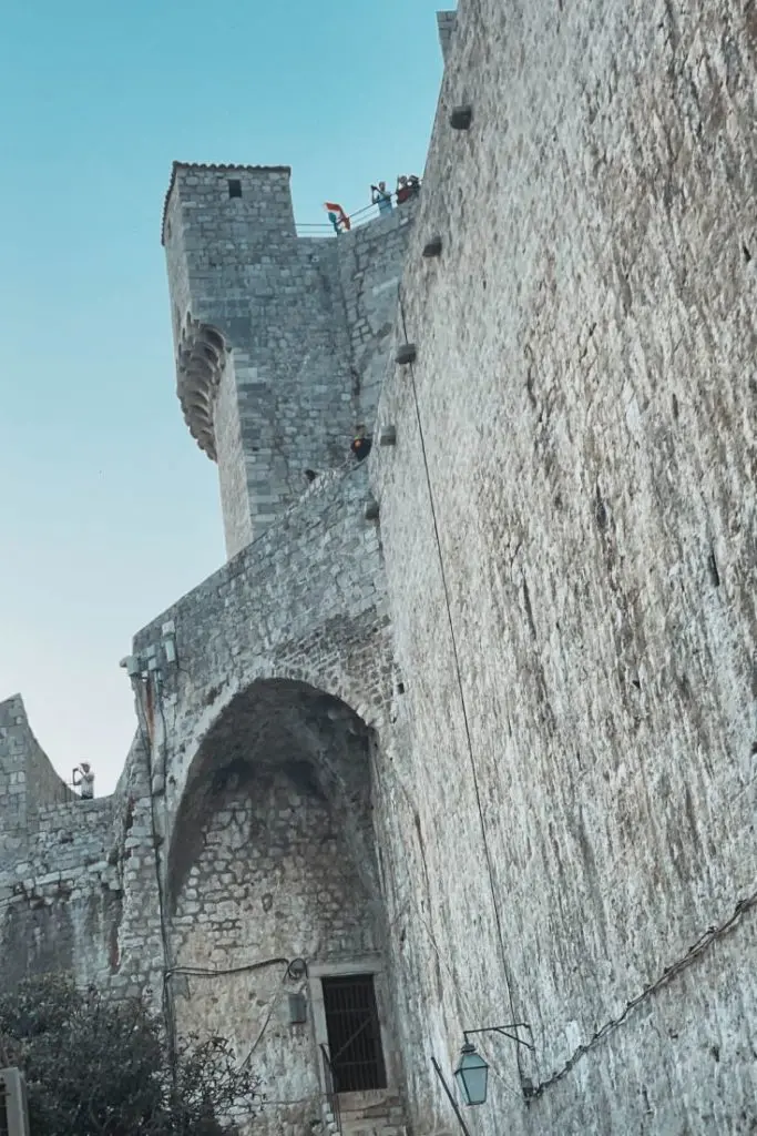 Entrance to Western Outer Walls beneath Minčeta Tower.