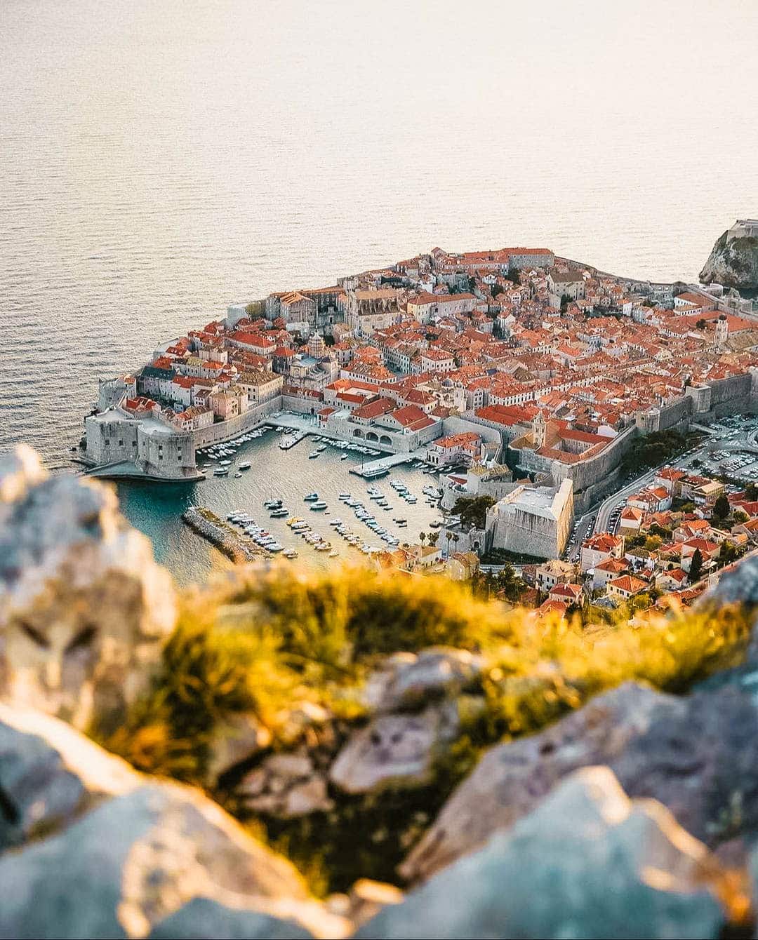 Hero section demo image showing Dubrovnik, Croatia