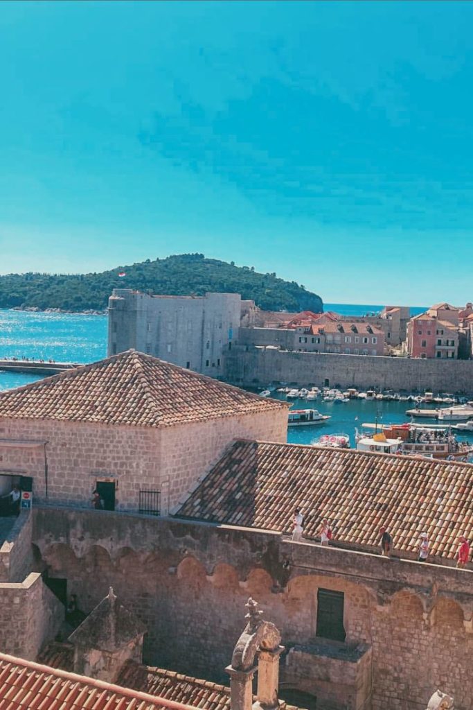 St. Luke (Sveti Luka) Tower guarding the Old Port entrance.