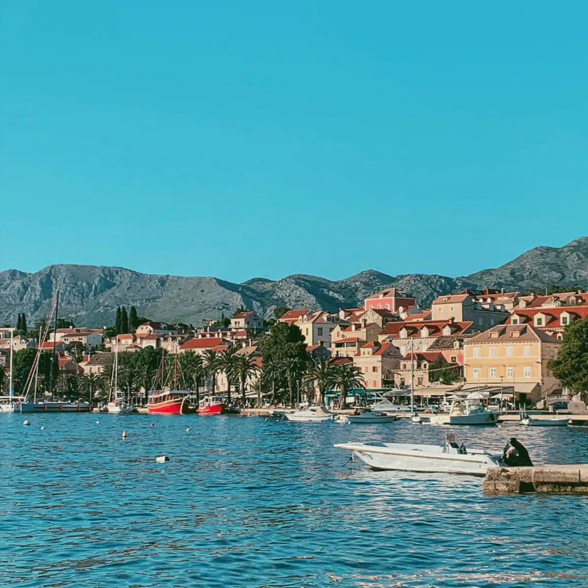 Image of Cavtat Old Town used for the guide on How to get to Cavtat